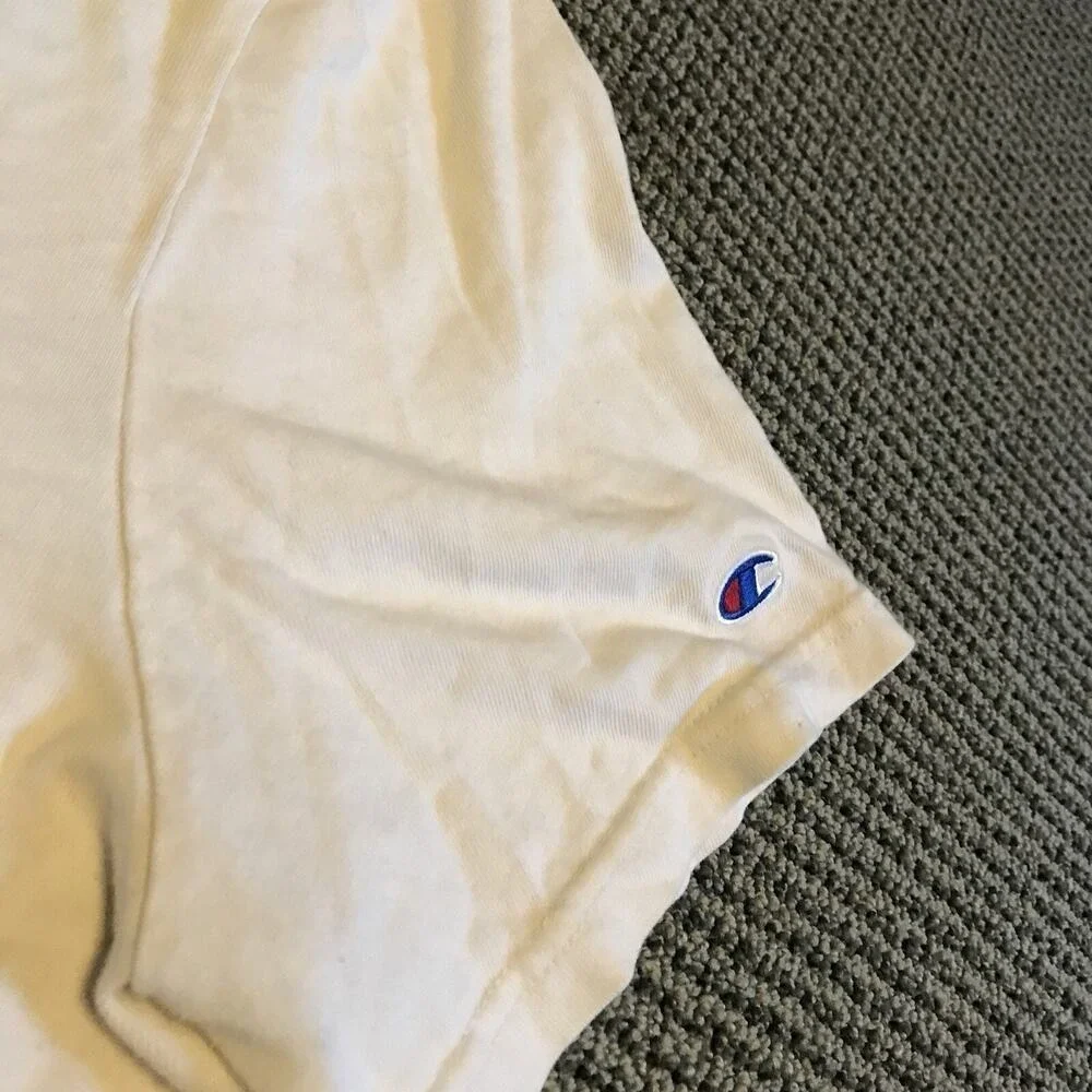 Champion Logo Tee XL MTV‎ Crossover White Cotton - Picture 7 of 9